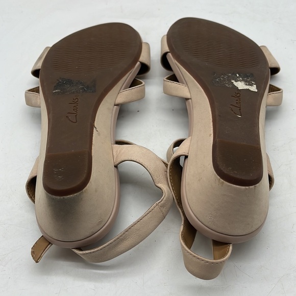 Clarks Light Pink Floral Sandal Size 9. MCS2603C - Picture 6 of 8